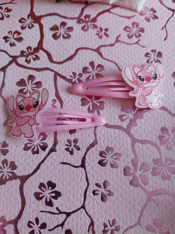 Lot de 2 barrettes à cheveux stitch pour 1e50