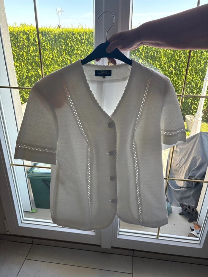 Ensemble tailleur blanc