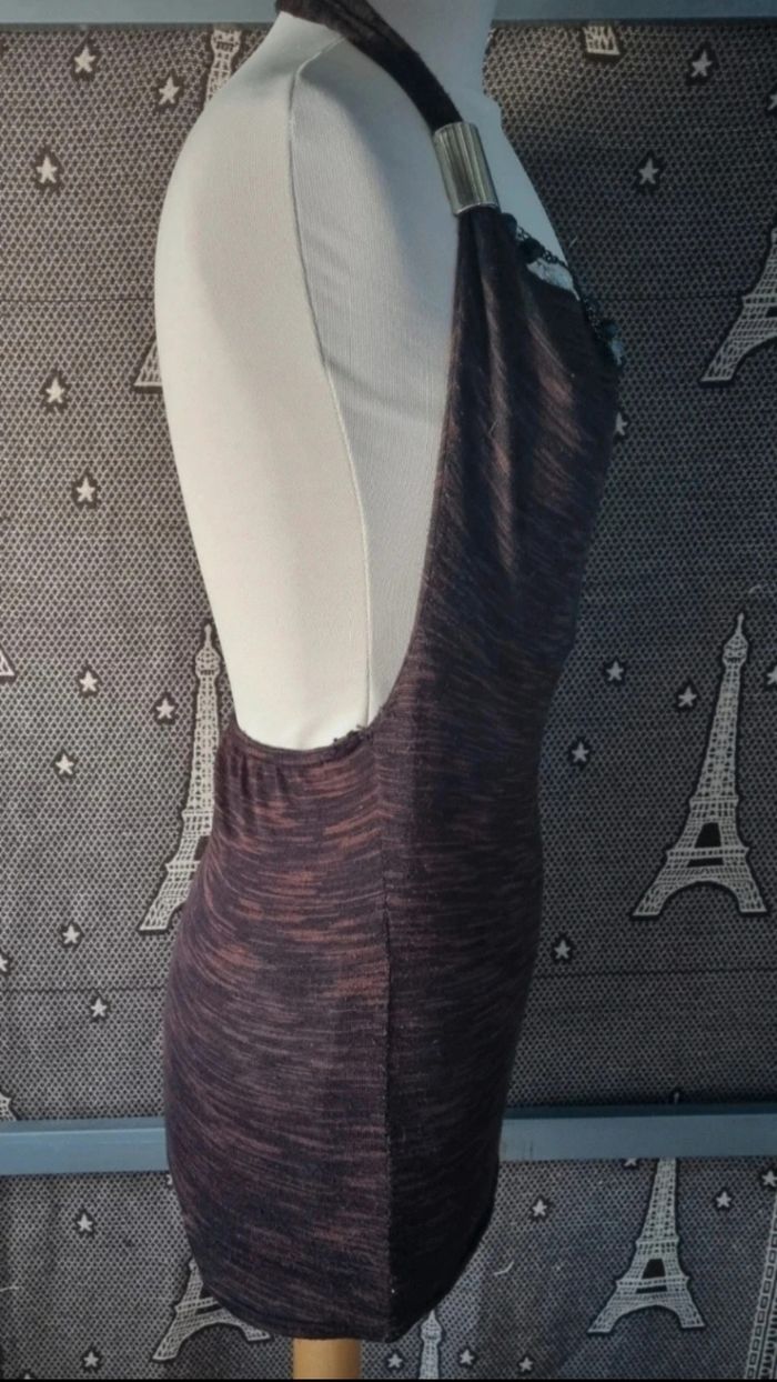 Top dos nu avec collier intégré taille 38-40 - photo numéro 3