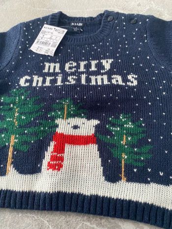 Pull garçon noël