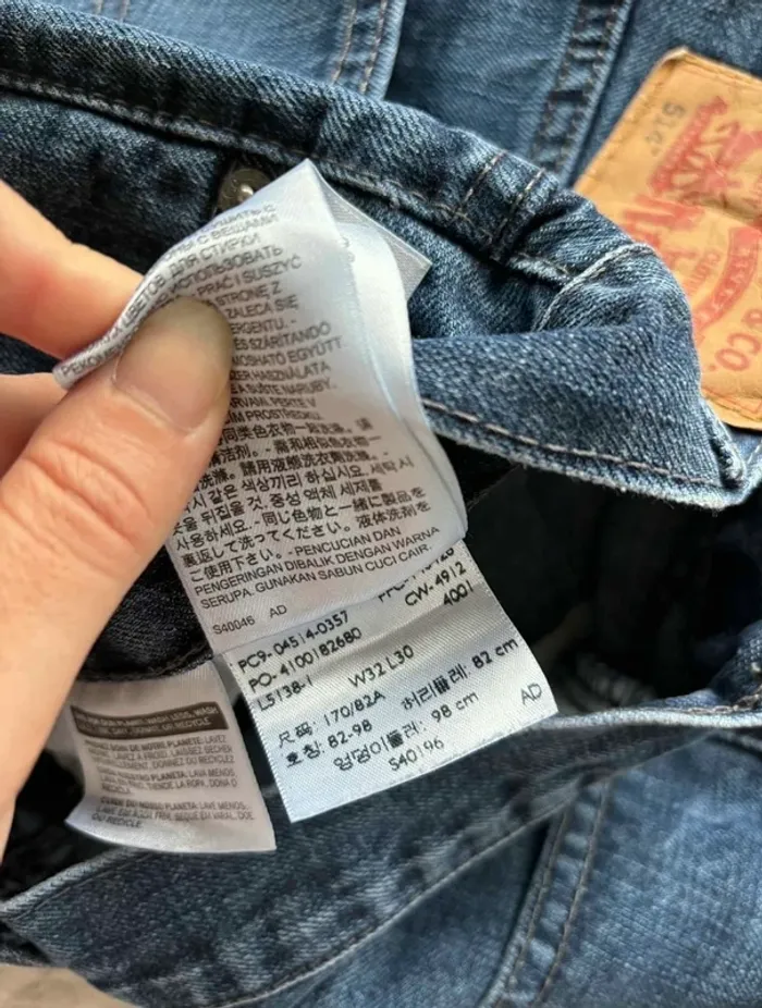 Jean Levi’s 514 homme M/40 L30 droit regular straight relaxed 100% coton bleu Mexique - photo numéro 10