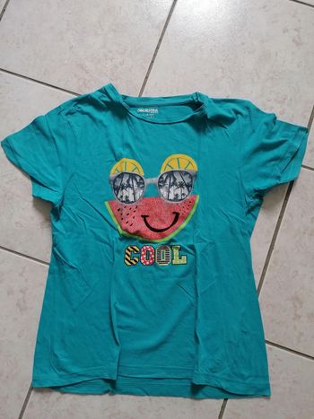 T-shirt turquoise