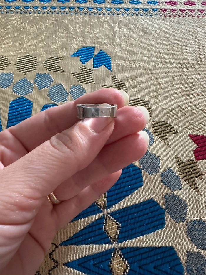 Bague en argent 925/1000ème taille 52 - photo numéro 6