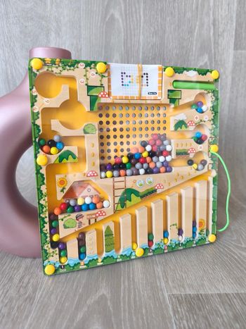 Jeu en bois magnétique de classification des couleurs Montessori