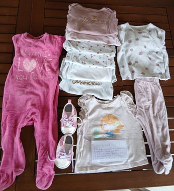 Lot vêtements fille 9 mois
