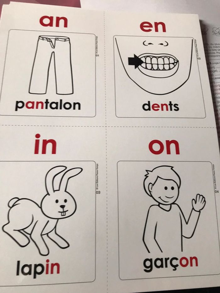 Matériel pour les enfants autistes - Apprentissage de la lecture - photo numéro 5