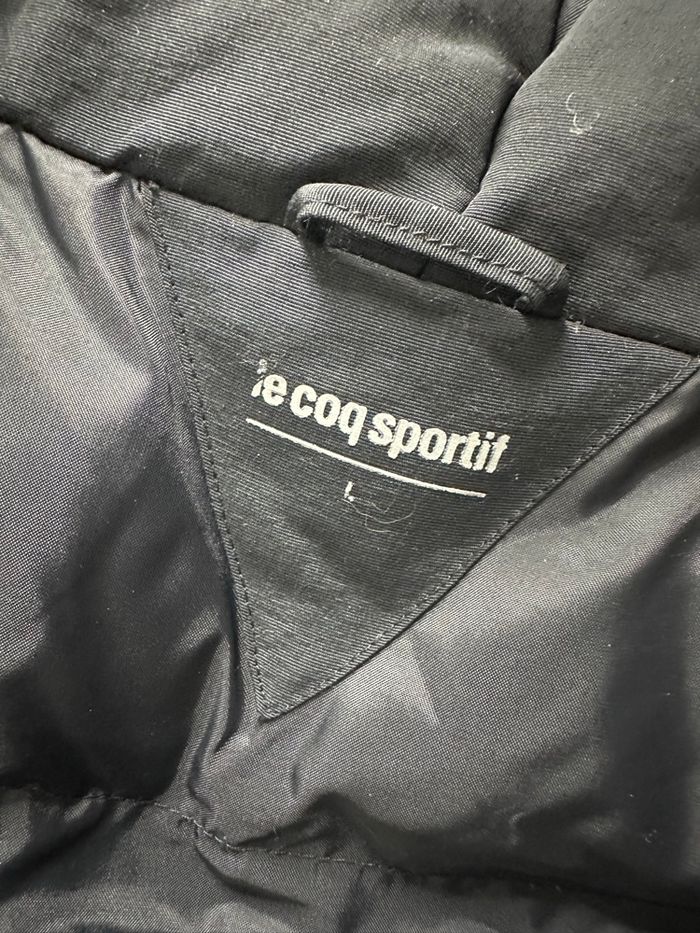 Parka doudoune noire duvet et plume le Coq Sportif T40 L - photo numéro 6