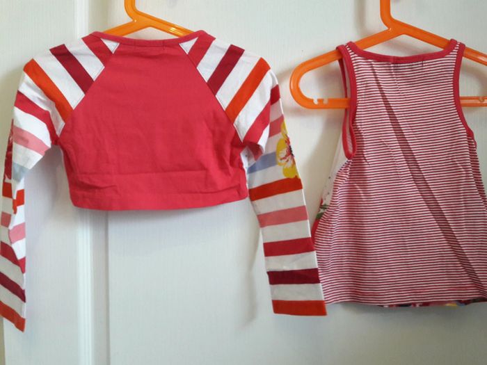 Twinset floral Catimini 5 ans - photo numéro 7