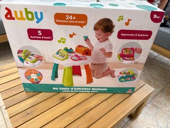 Table d’activité musicale AUBY