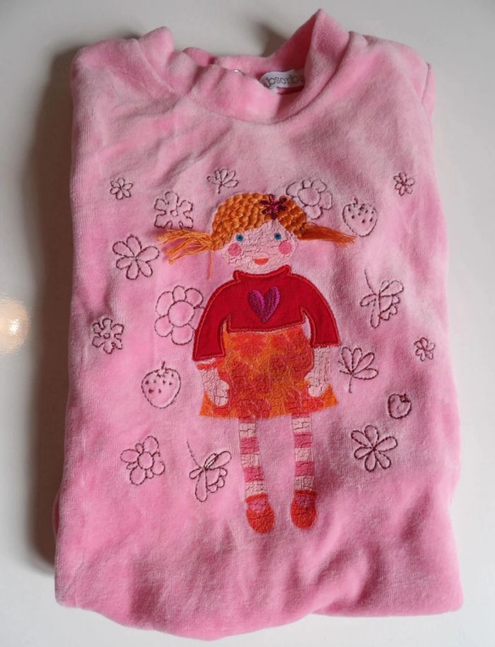 Pyjama velours - absorba - 6 mois