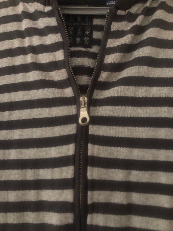 Gilet gris noir 6 ans Okaidi - photo numéro 2