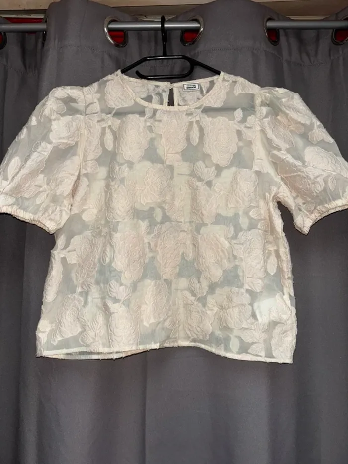 Haut Pimkie, tee-shirts, teeshirt court, t-shirt, crop top taille 40