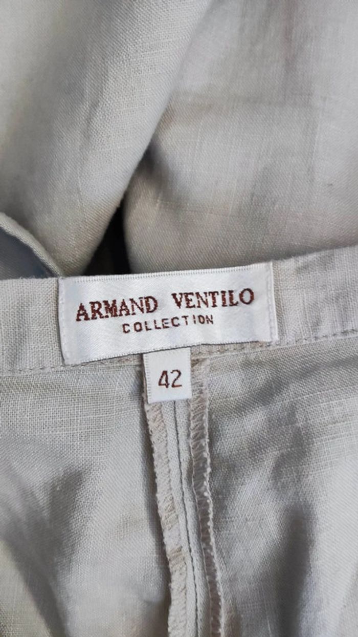 Pantalon lin Armand Ventilo taille 42 - photo numéro 5