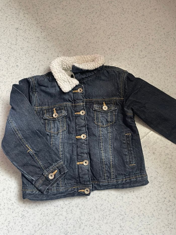 blouson en jean fille 5 ans