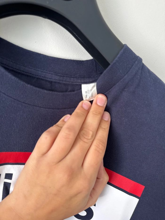 👕 TEE-shirt homme - adidas - très bon état - bleu marine- taille M - photo numéro 8