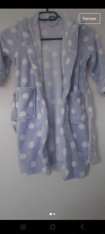 Peignoir à capuche tout doux lupilu 86/92cm