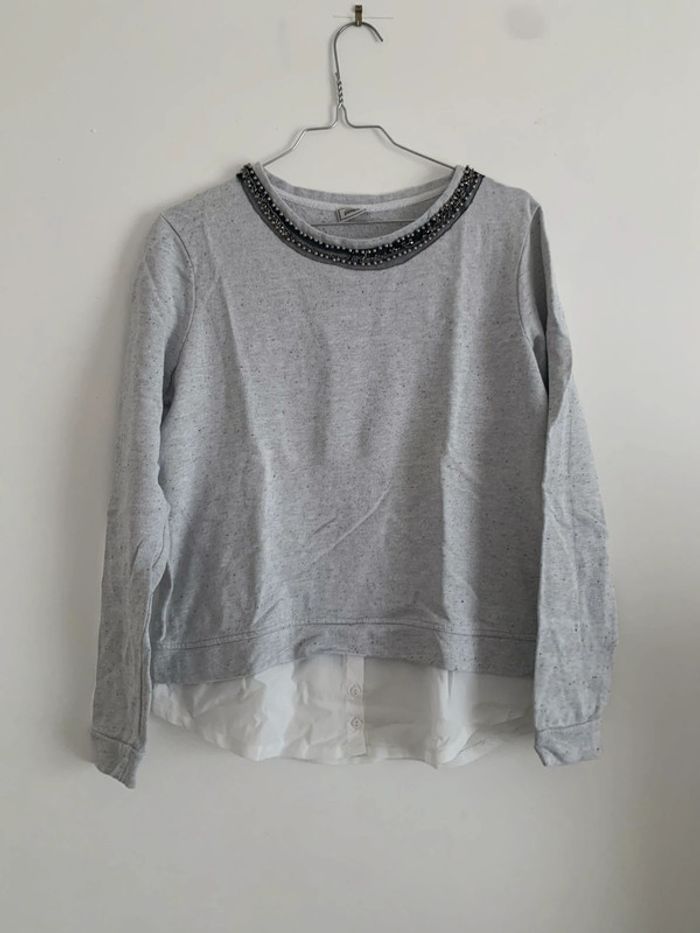Jolie haut effet surchemise