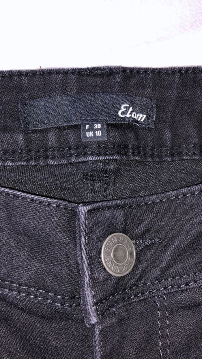 Jeans stretch noir Etam - photo numéro 3