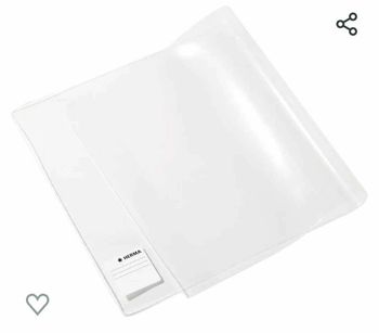 Lot de 2 protège  cahier transparent