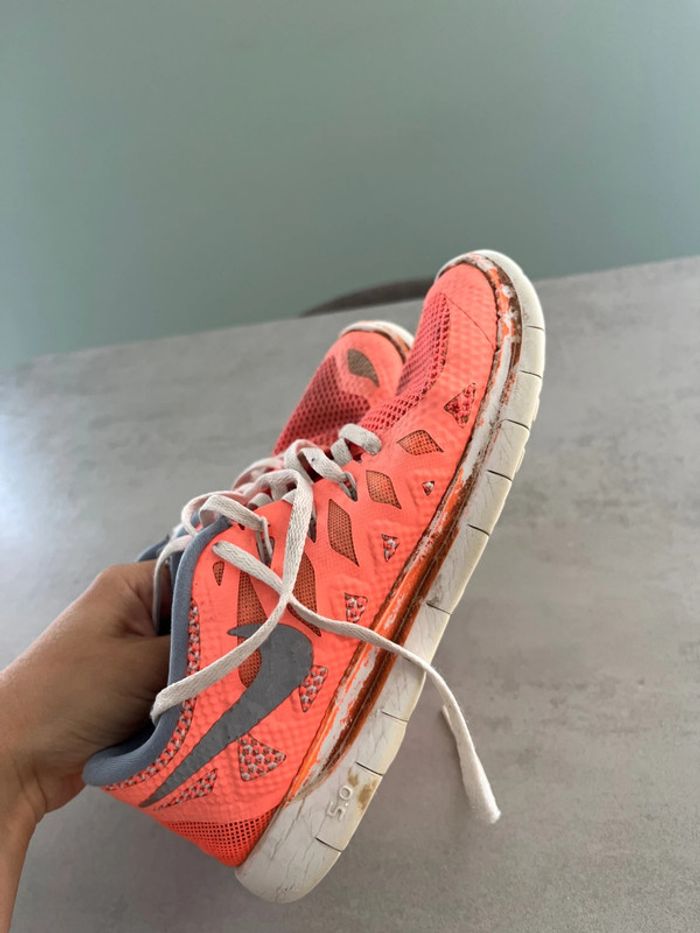 Nike free run 5.0 orange - photo numéro 4