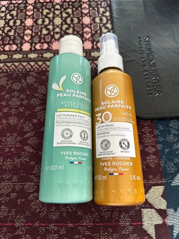 Lot de deux produits Solaire Peau parfaite