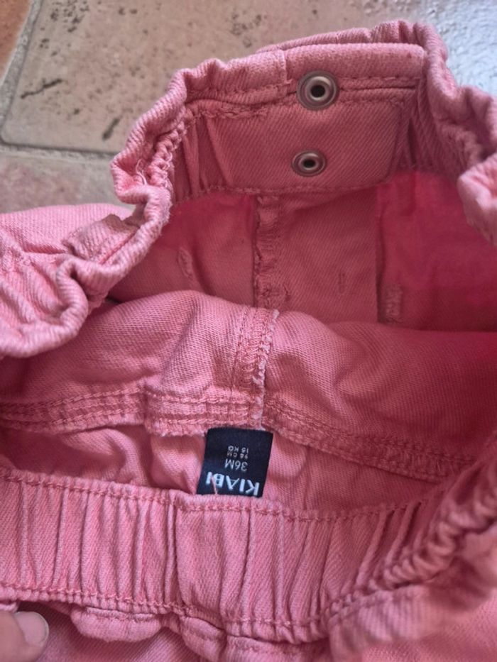 Short rose en jean fille - photo numéro 4