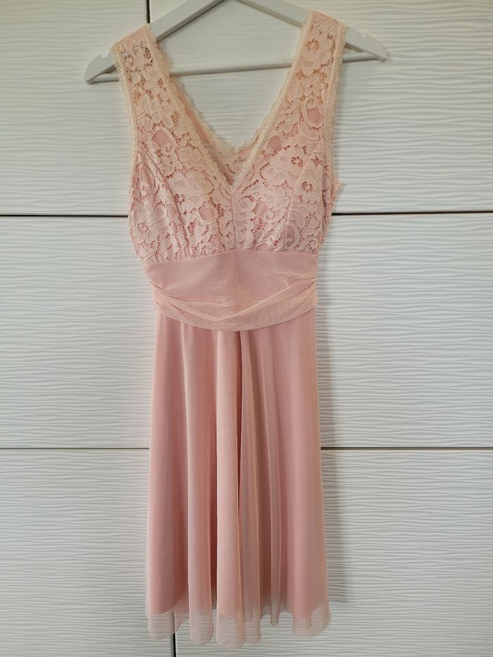 Robe rose poudré - photo numéro 4