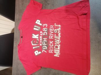 Tee shirt rouge garçon