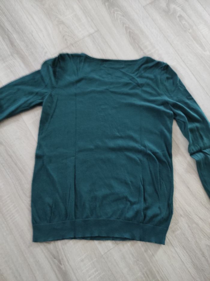 Pull Fin Femme "Promod", vert, M - photo numéro 2