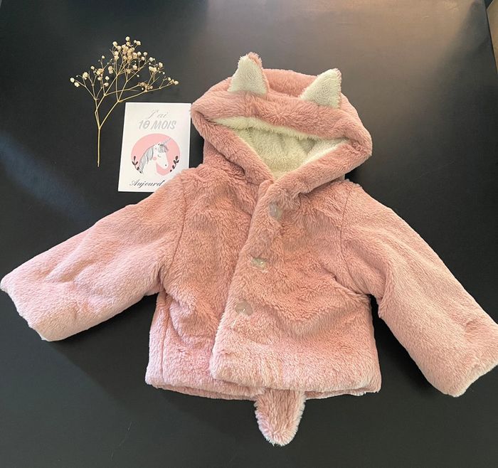 Manteau doudou tout doux 18M