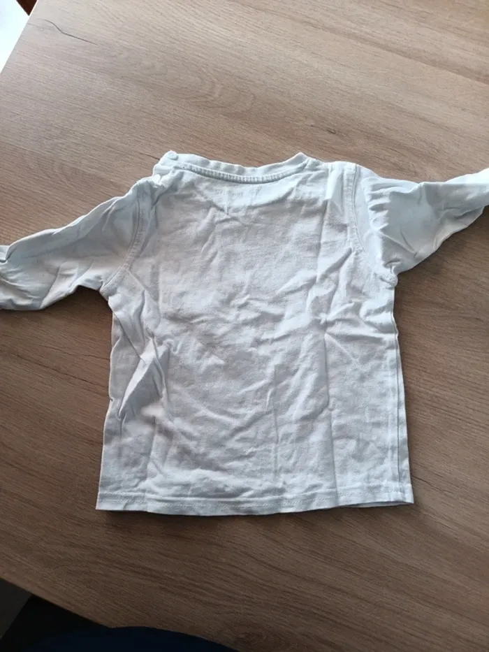 Tee-shirt manches longues 12mois - photo numéro 2