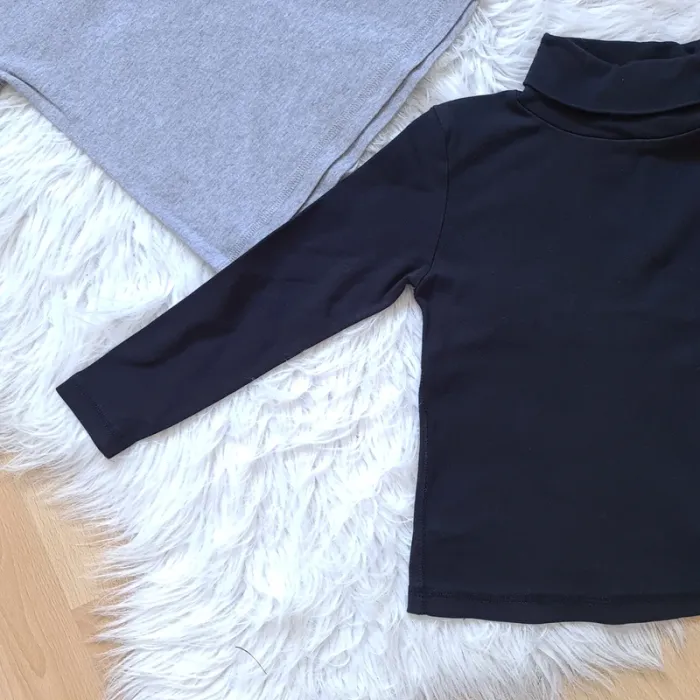 Lot de 2 tee-shirt col roulé taille 5 ans - photo numéro 8