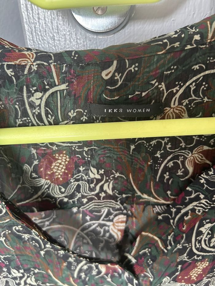 Chemisier IKKS vert T. 38 - photo numéro 4