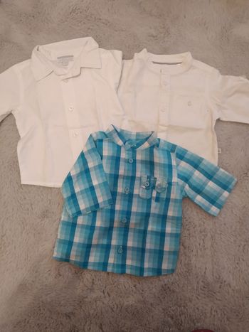 Chemises 3 mois
