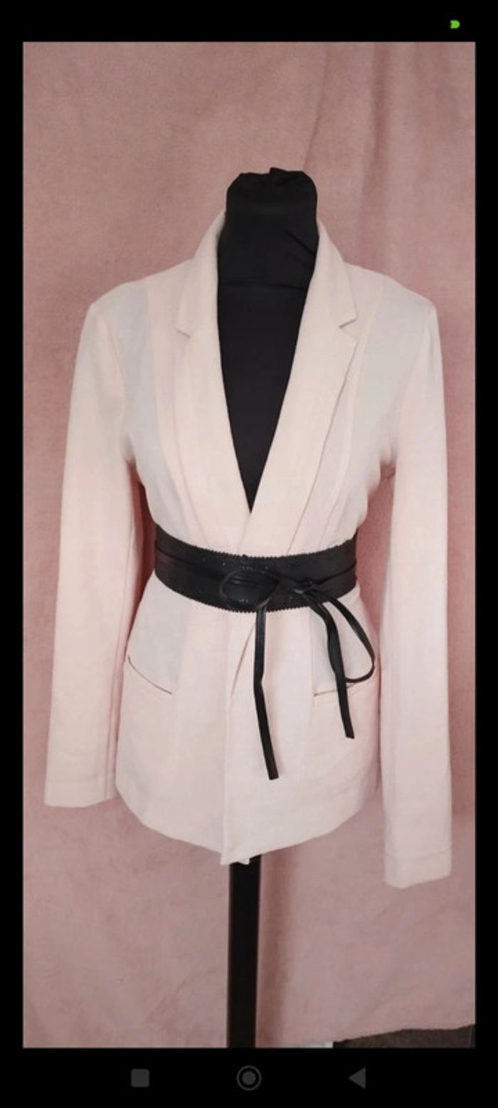 Veste rose poudrée taille 40 - photo numéro 2