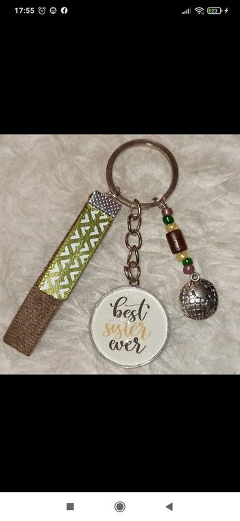 Porte clé soeur " Best sister ever "