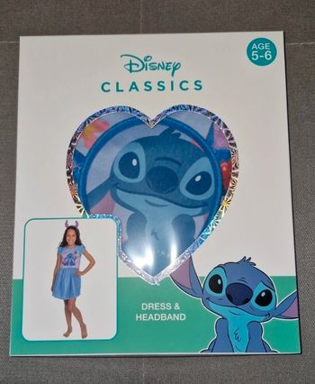 Robe et serre tête Stitch Disney 