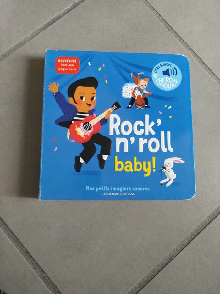 Livre sonore rock'n'roll baby