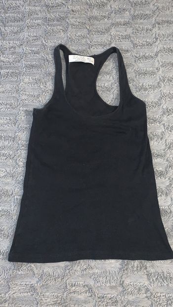 Débardeur noir Zara taille S/M