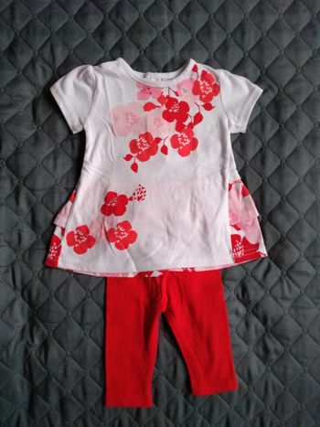 Ensemble Tunique + legging, taille 3 mois