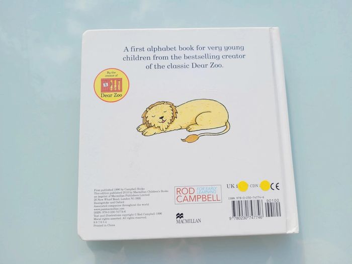 Livre imagier animé de flaps en anglais ; 🦥 ABC Zoo 🐼 - photo numéro 14