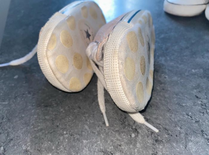 basket pailleté, style converse - photo numéro 8