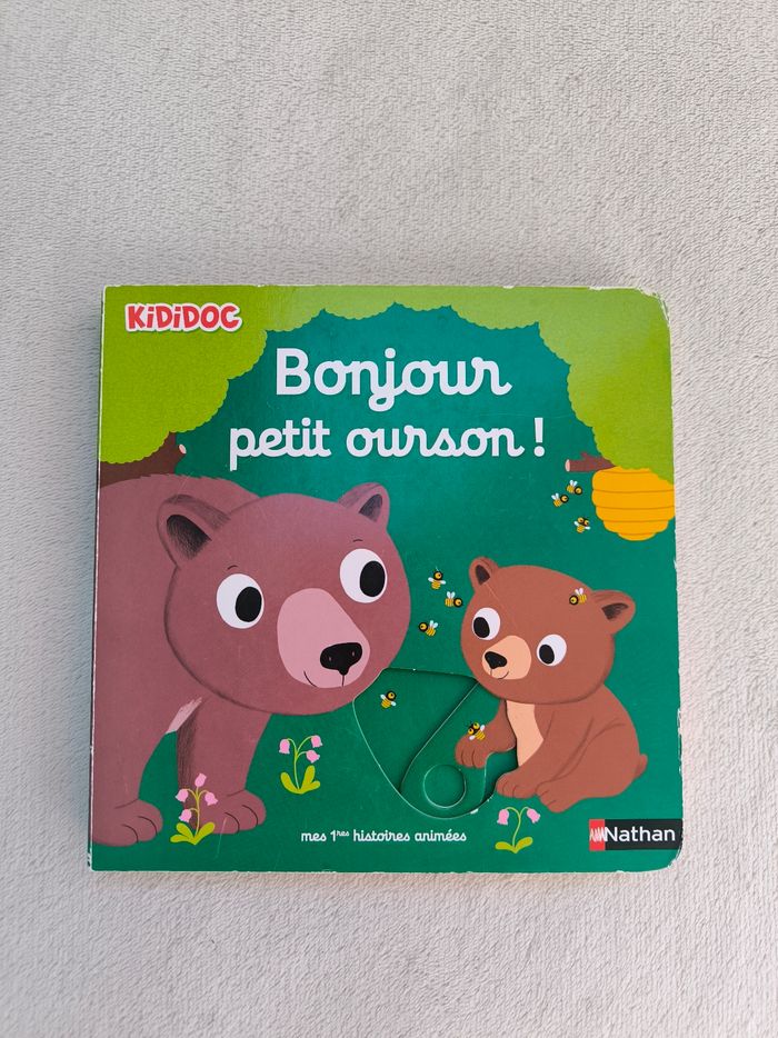 Livre Kididoc Bonjour petit ourson Nathan - photo numéro 2