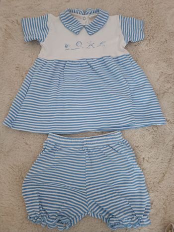 Ensemble robe et short fille