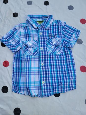 Chemise manches courtes garçon 18mois