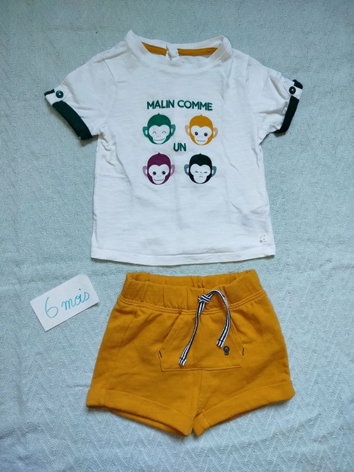 Ensemble jaune singes