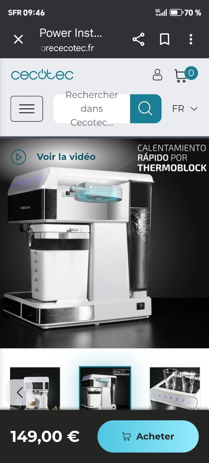 Cafetière expresso semi-automatique - photo numéro 5