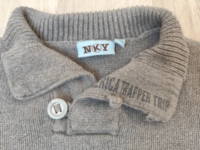 Pull gris NKY taille 6 ans - photo numéro 2