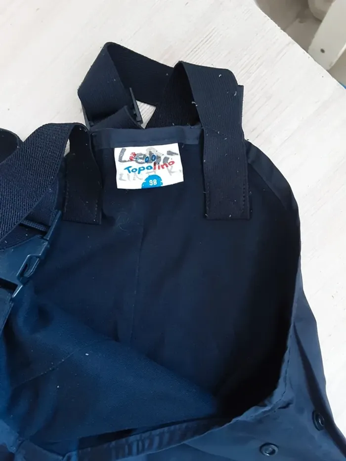 Pantalon pluie légèrement doublé en coton T. 98 cm - photo numéro 3