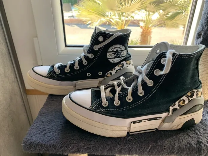 Très jolies baskets originales avec léopard femme 38 - photo numéro 3